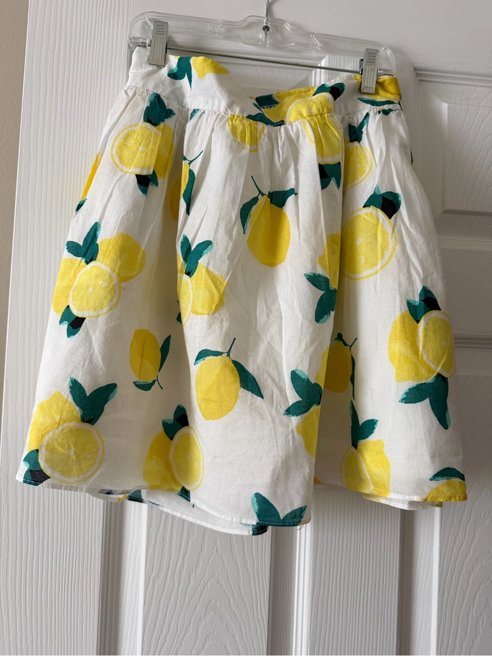 Cynthia Rowley Lemon Print Skirt
